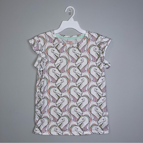 Cat & Jack Pink Unicorn Short Sleeve Tee - Picture 1 of 4
